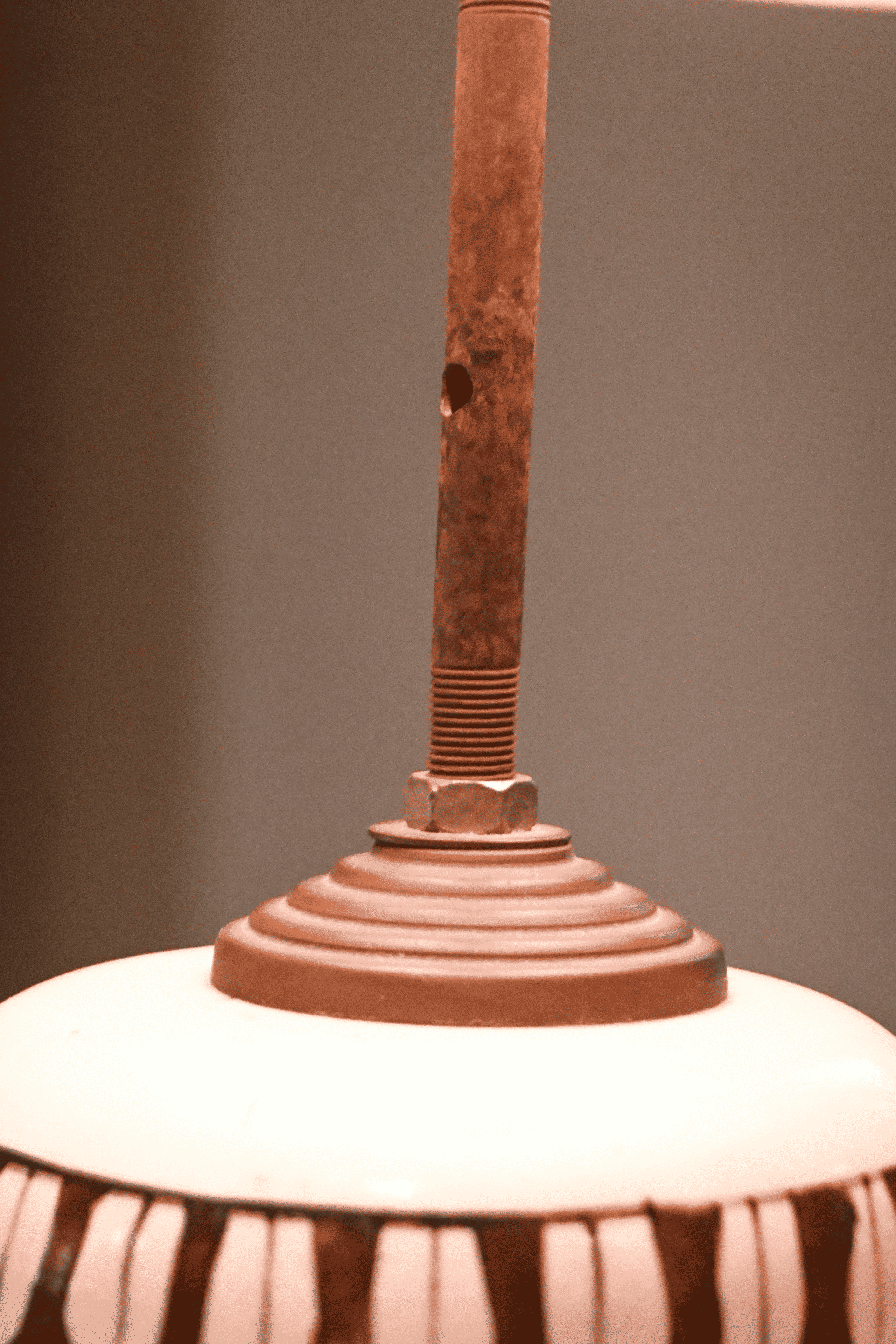 Shadow Song - Leather Shade Table Lamp