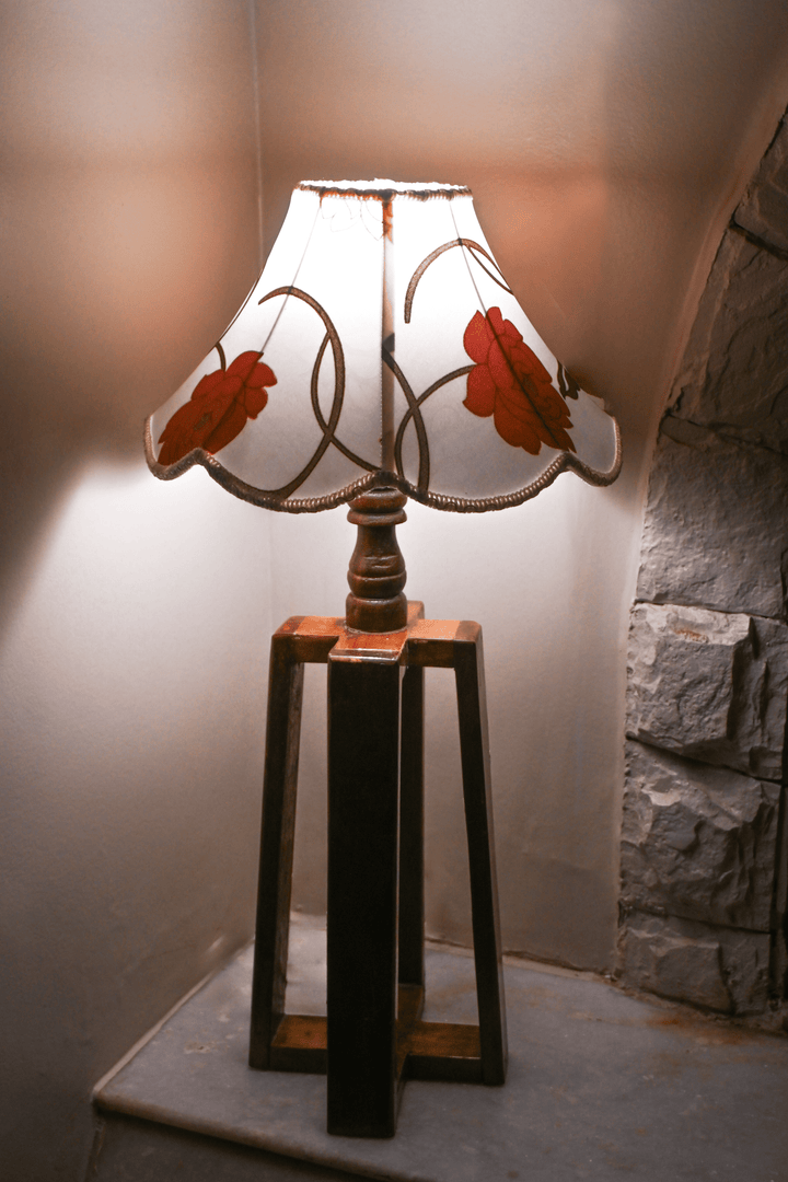 Heritage Duo – Art Deco Old-Growth Teak Floor Lamps