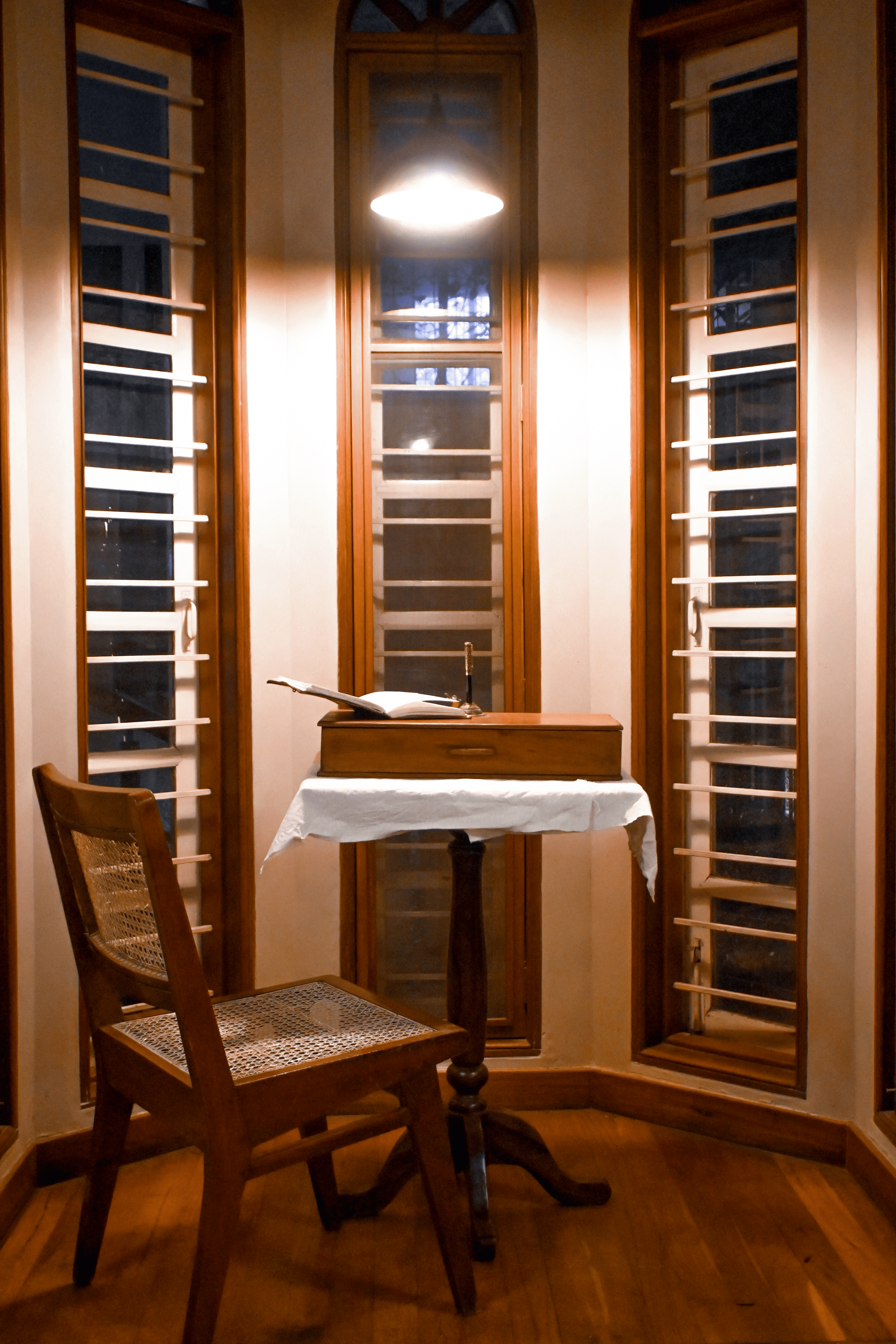 The Scribe's Drawer – Colonial-Era Teak Writing Drawer