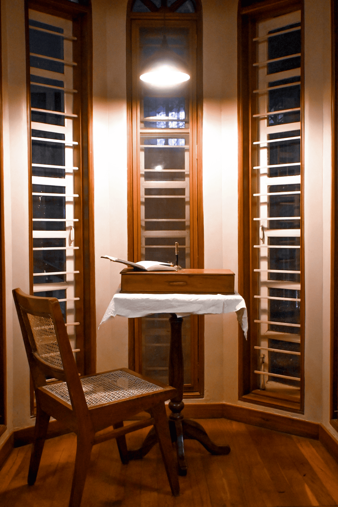 The Scribe's Drawer – Colonial-Era Teak Writing Drawer