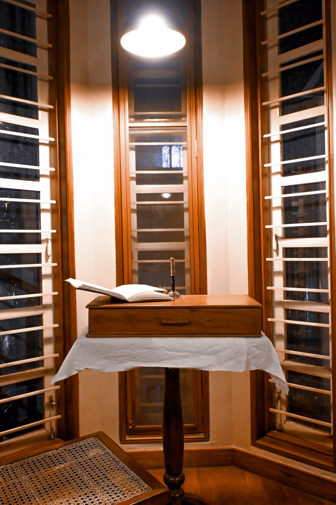 The Scribe's Drawer – Colonial-Era Teak Writing Drawer