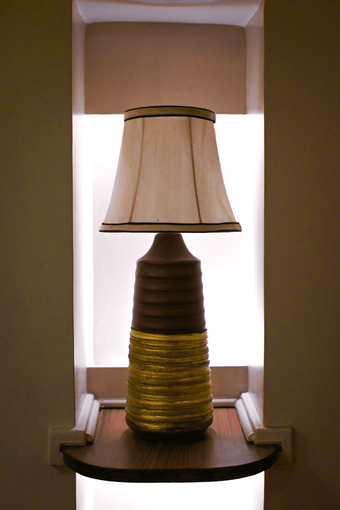 Coiled Reverie - Two Toned Lamp