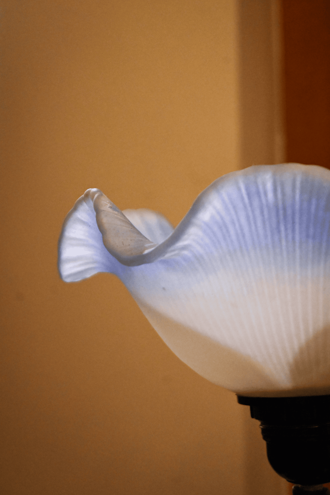 Wildflower Lamp – Tree Trunk and Flower Glass Table Lamp