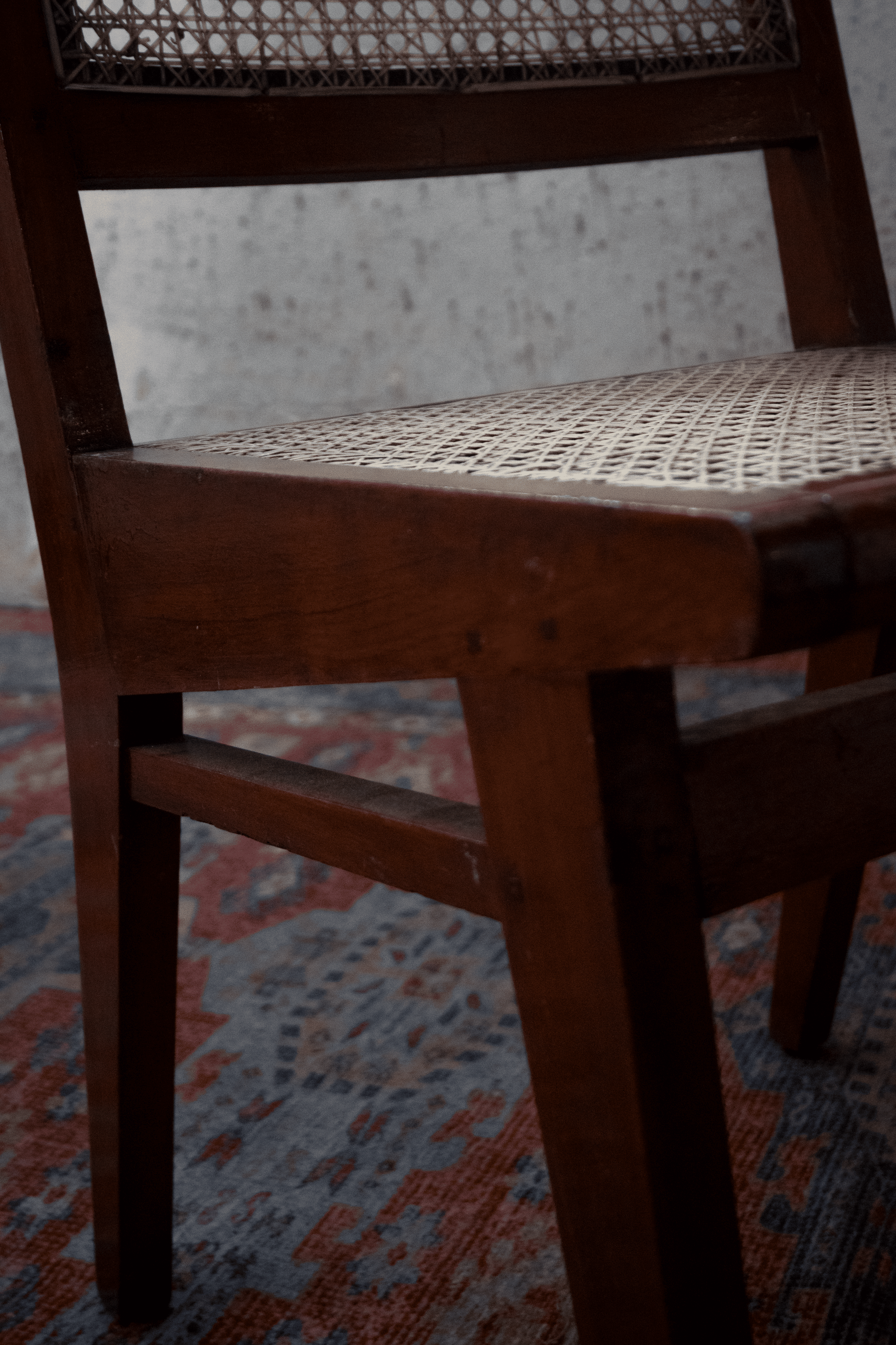 Calcutta Cane No.12 – Old-Growth Teak Cane Chairs (Set of 4)
