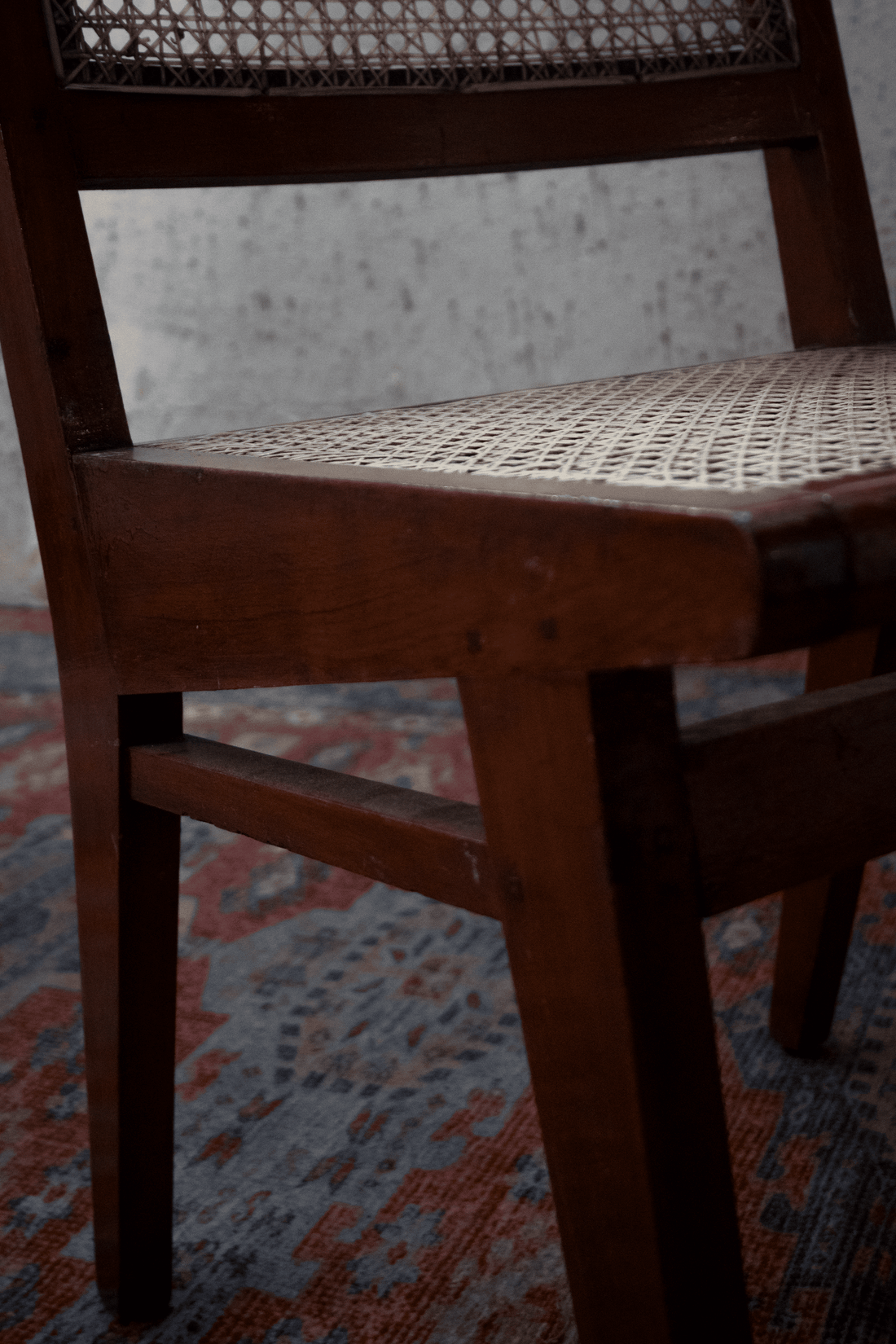Calcutta Cane No.12 – Old-Growth Teak Cane Chairs (Set of 4)