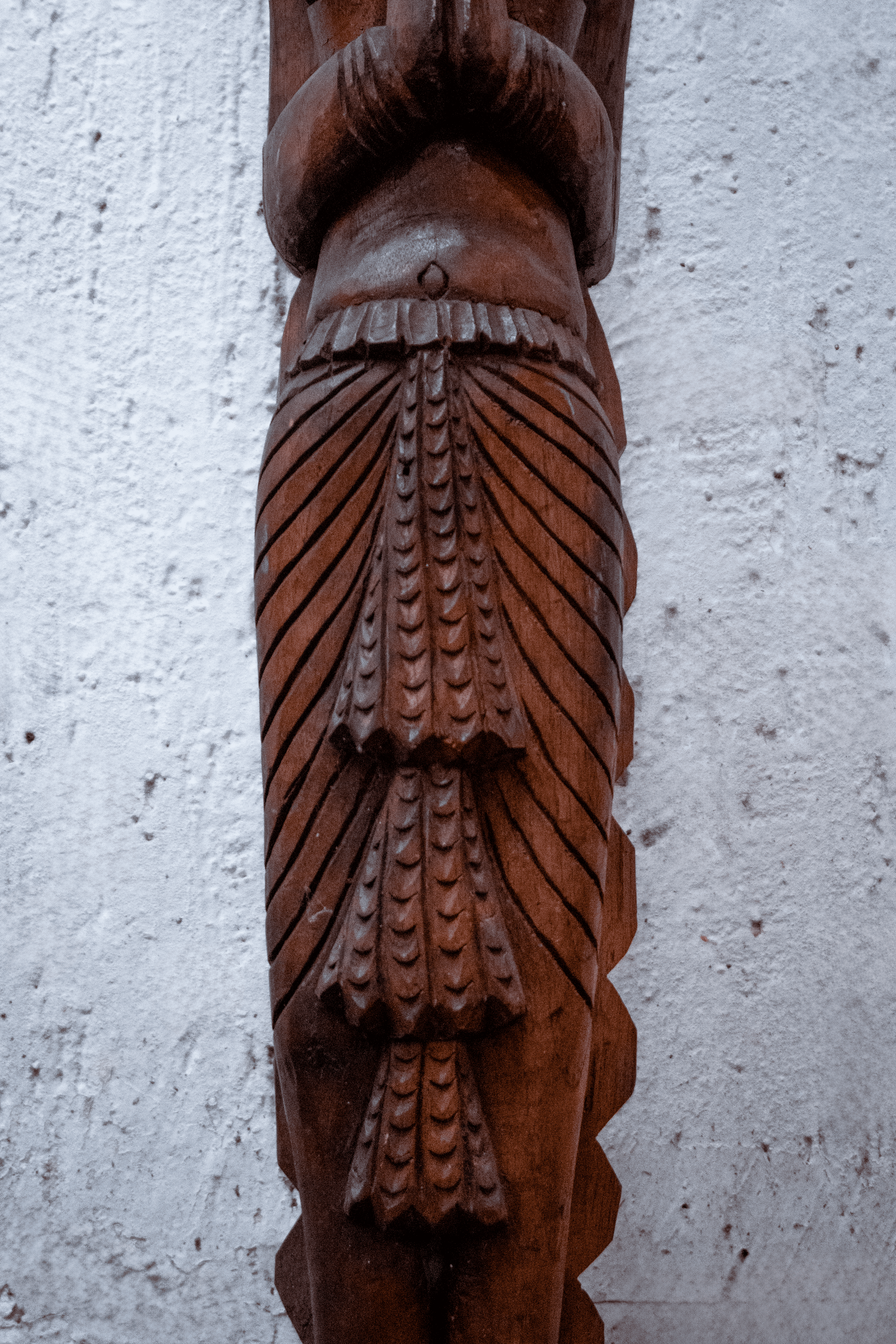 Tribal Guardian - Temple Post