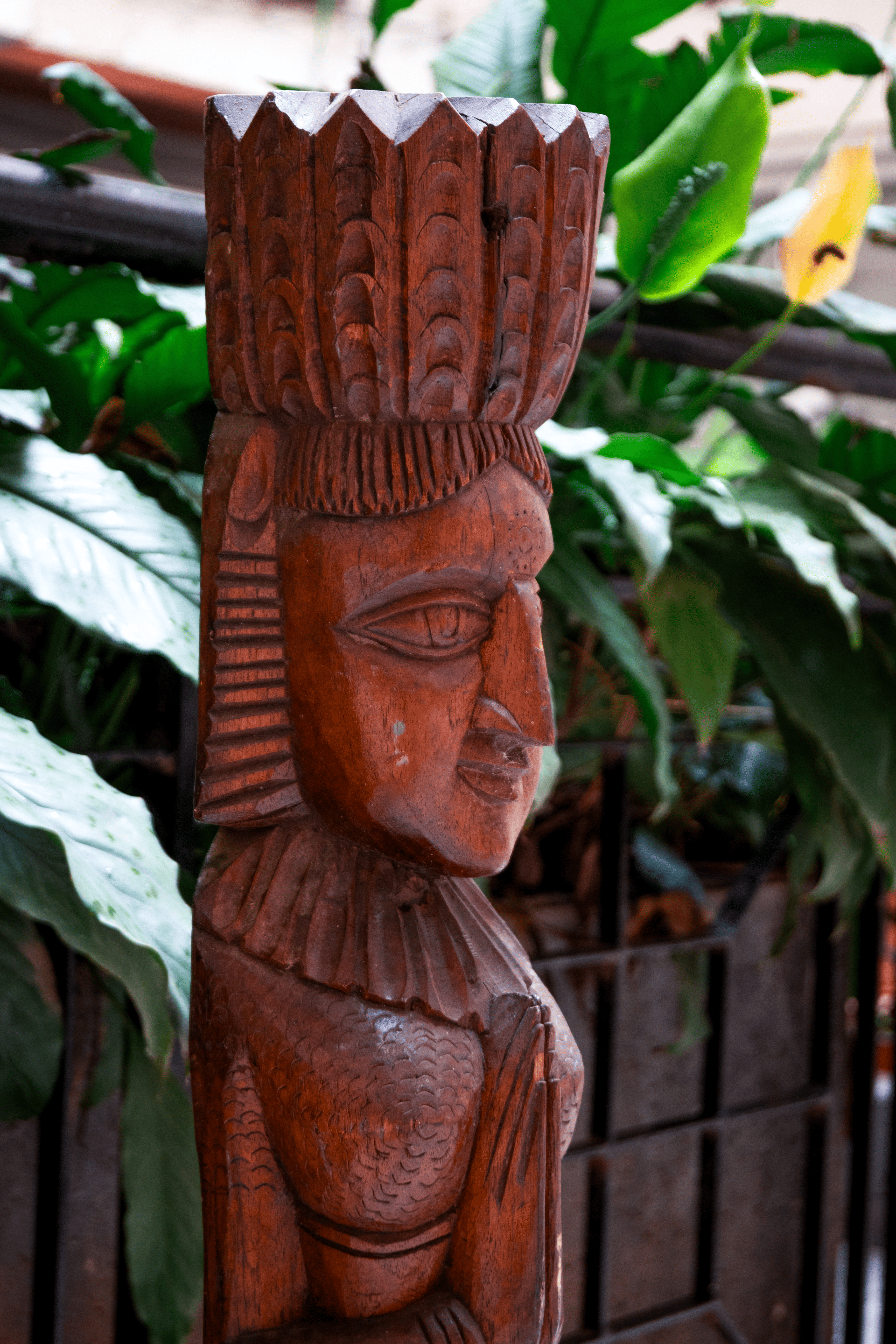Tribal Guardian - Temple Post