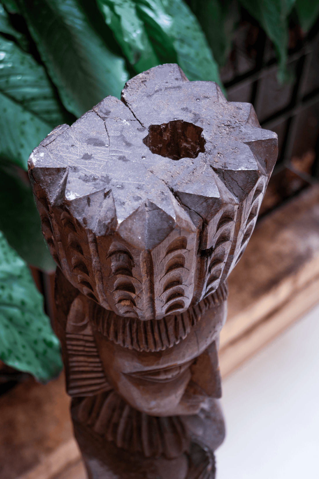Tribal Guardian - Temple Post