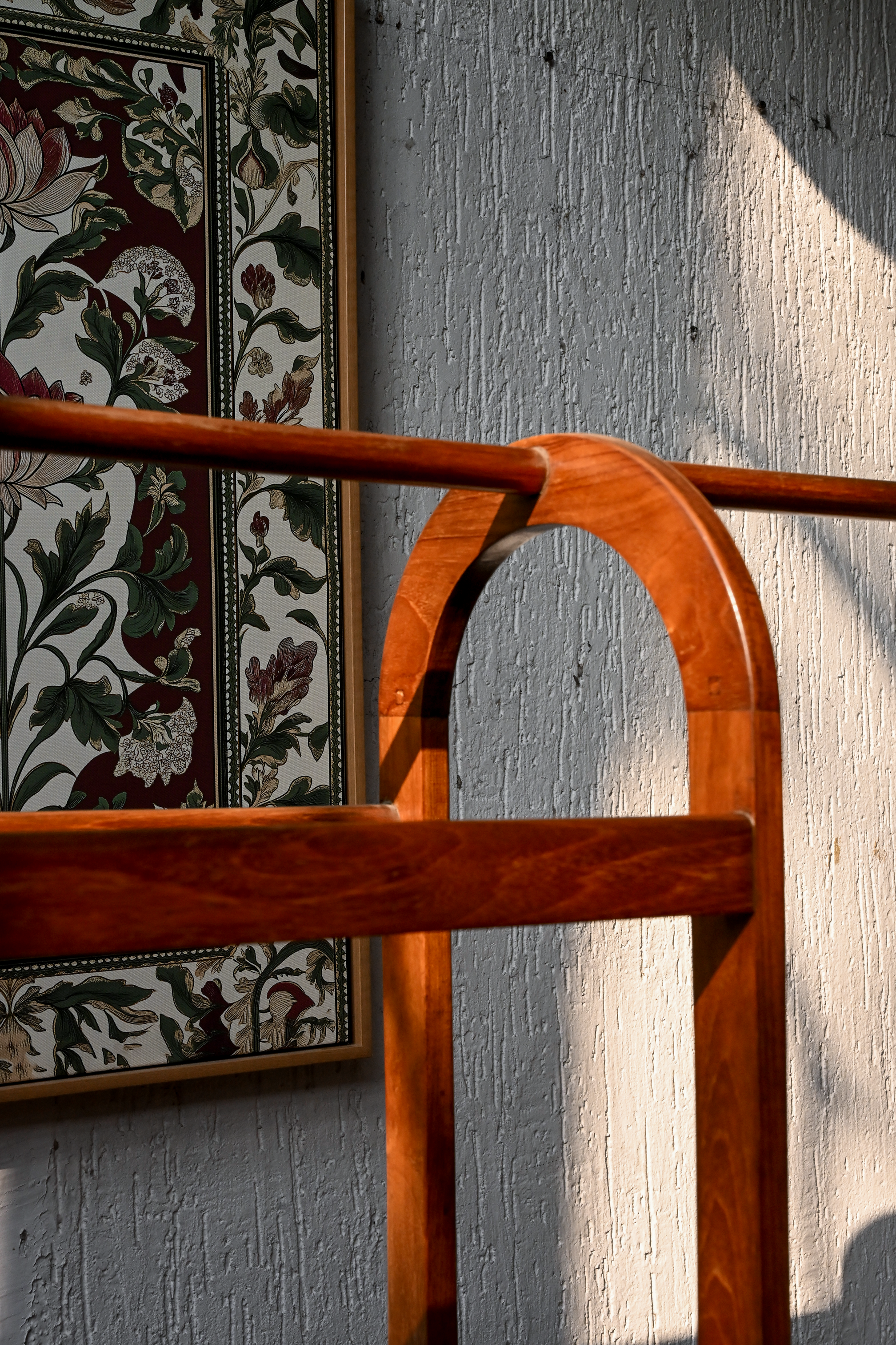 Ritual Wash Anglo-Indian Solid Teak Washstand / Towel Rack
